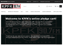 Tablet Screenshot of catalog.kpfk.org